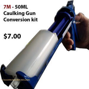 50ML Caulking Gun Conversion adapter 1 to 1 mix