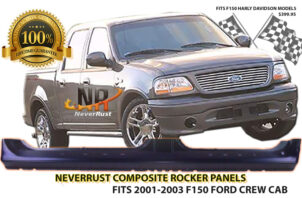 1999-2003 F150 Ford Crew Cab Rocker Panel set